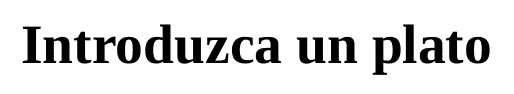 Placeholder de platos